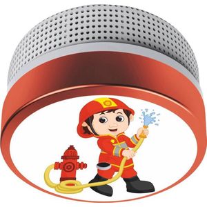 ELRO Rookmelder Kids Brandweerman FS8110 - Met 10 Jaar Batterij - Voldoet aan Norm EN14604