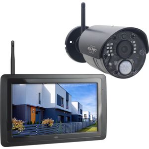 ELRO CZ40RIPS Draadloze Full HD Beveiligingscamera Set – 1080p Full HD Bewakingscamera met 7” scherm & App