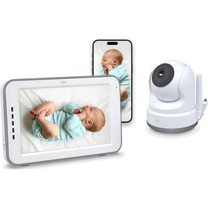 ELRO BC4000 Baby Monitor Royale Full HD Babyfoon met 12,7 cm touchscreen en app