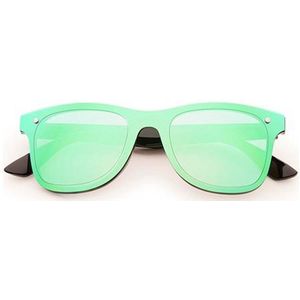 Freaky Glasses® – Festival Bril – Rave Zonnebril – Dames – Heren - Groene Spiegellenzen