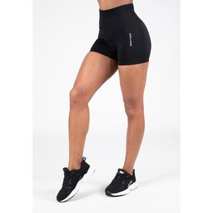 Gorilla Wear Quincy Seamless Cycling Shorts - Zwart