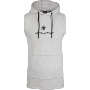 Gorilla Wear Lincoln Mouwloze Hoodie - Grijs