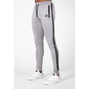 Gorilla Wear - Slim Fit Sportbroek - Grijs - Ademend - Voor Training en Vrije Tijd