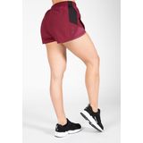 Salina - 2-In-1 Shorts - Burgundy Red - Katoen