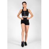 Gorilla Wear Mesa Zip Front Crop Top - Sportbeha - Zwart - S