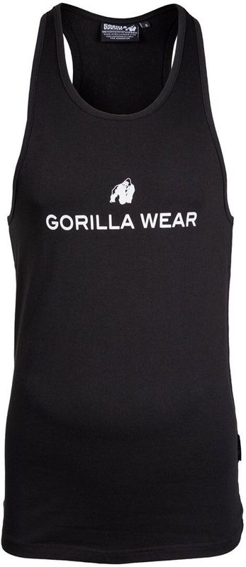 Gorilla Wear - Carter Stretch Tank Top - Zwart - Tanktop