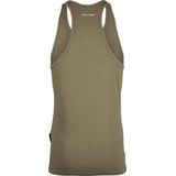 Gorilla Wear - Carter Stretch Tank Top - Legergroen - Katoen/Elastaan