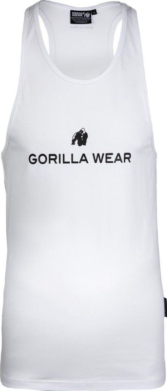 Carter - Tanktop - Wit - Hoogwaardige Stoffen - Gezeefdrukt Logo