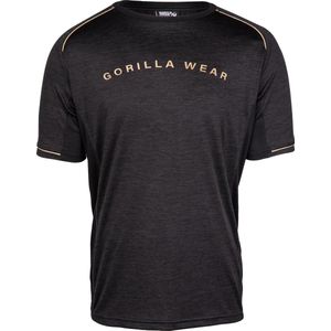 Gorilla Wear Fremont T-shirt - Zwart Goud