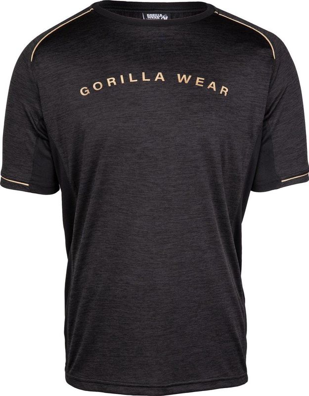 Gorilla Wear Fremont T-shirt - Zwart Goud
