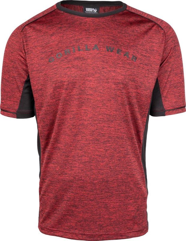 Gorilla Wear Fremont T-shirt - Bordeauxrood Zwart