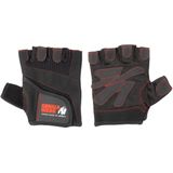 Gorilla Wear Womens Fitness Gloves - Fitness Handschoenen - Zwart / Rode Stiksels - M