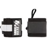 Gorilla Wear - Wrist Wraps Ultra - Zwart/Wit - Polsbeschermers