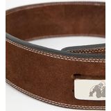 Gorilla Wear 4 Inch Leren Lever Lifting Belt - Bruin