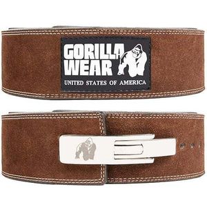 4-inch leren hijsband Gorilla Wear
