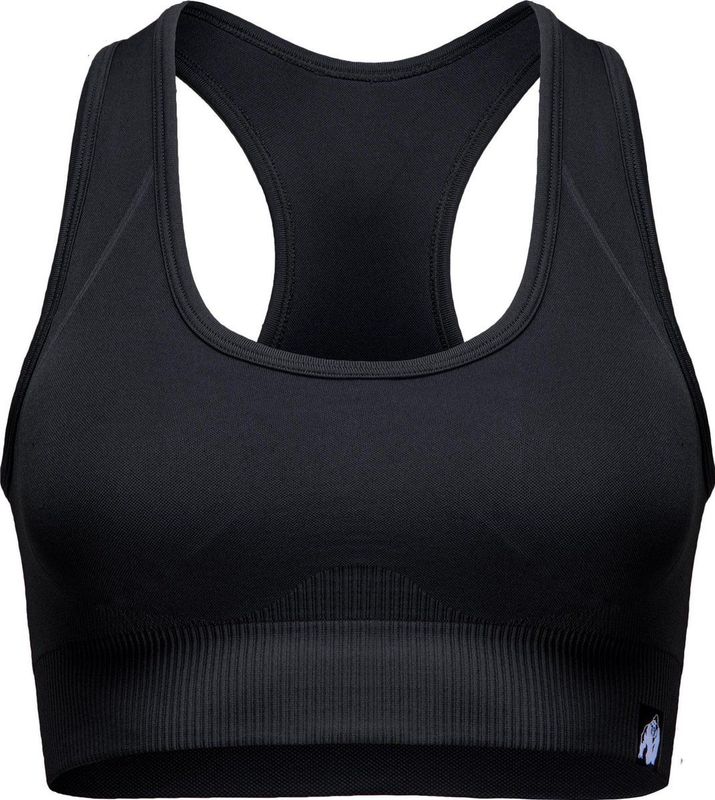 Gorilla Wear - Yava Seamless - Sport Beha - Zwart