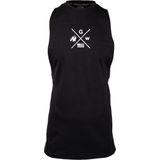 Gorilla Wear - Cisco - Tanktop - Zwart/Wit - Comfortabele Stretch Pasvorm