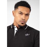 Gorilla Wear Delano Polo Shirt Heren - Zwart Wit