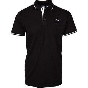 Gorilla Wear Delano Polo Shirt Heren - Zwart Wit