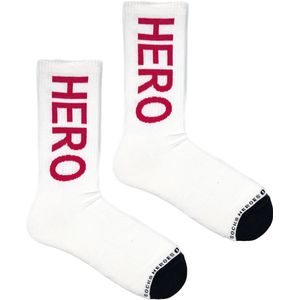 Heroes on Socks - Sport Icon Red - sportsokken maat 41-46