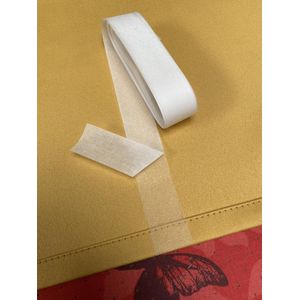 Home of Curtains - Strijkband - Gordijnband - 10 Meter - Voor Inkorten - 2,5 cm breed - met schutpapier - 1 stuks