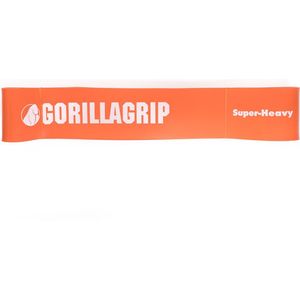 GorillaGrip Latex Powerband Super Heavy Orange/ Pull-up/ Weerstandsband/ Fitness Elastiek/ Resistance Band