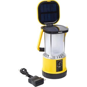 Solar camping lamp clap dimbaar met usb lader en kompas op zonne-energie