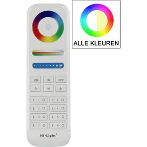 Milight - 8-zone Touch RF Afstandsbediening - Professionele Afstandsbediening voor Wifi Lampen en Ledstrips