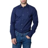 Tommy Jeans  TJM ORIGINAL STRETCH SHIRT  overhemden  heren Blauw
