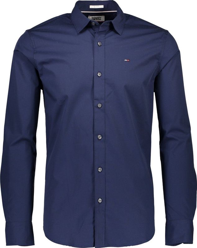 Tommy Jeans  TJM ORIGINAL STRETCH SHIRT  overhemden  heren Blauw