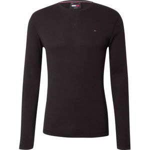 Slim Fit Longsleeve mit Rippenstruktur