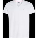 Tommy Jeans T-Shirt »TJM ORIGINAL JERSEY V NECK TEE«, mit V-Ausschnitt und dezenter Logo-Flag