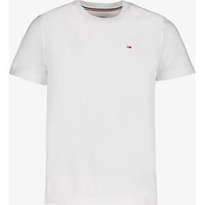 Tommy Jeans - Tjm Xslim Jersey Tee - Ondershirt - Wit - Biologisch Katoen