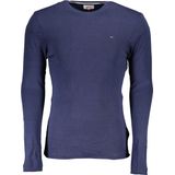 Tommy Jeans - Rib Original - T-shirt - Nachtblauw - Biologisch Katoen
