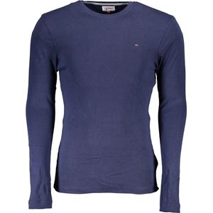 Tommy Jeans - Rib Original - T-shirt - Nachtblauw - Biologisch Katoen