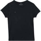 Tommy Hilfiger - Korte Mouwen T-shirt - Blauw - Biologisch Katoen