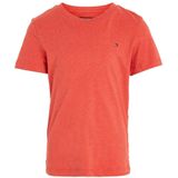 Tommy Hilfiger - BOYS BASIC CN KNIT S/S - T-shirt - Apple Red Heather - Korte Mouwen