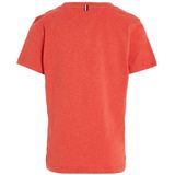 Tommy Hilfiger - BOYS BASIC CN KNIT S/S - T-shirt - Apple Red Heather - Korte Mouwen