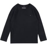 Tommy Hilfiger Longsleeve van Biologisch Katoen Donkerblauw