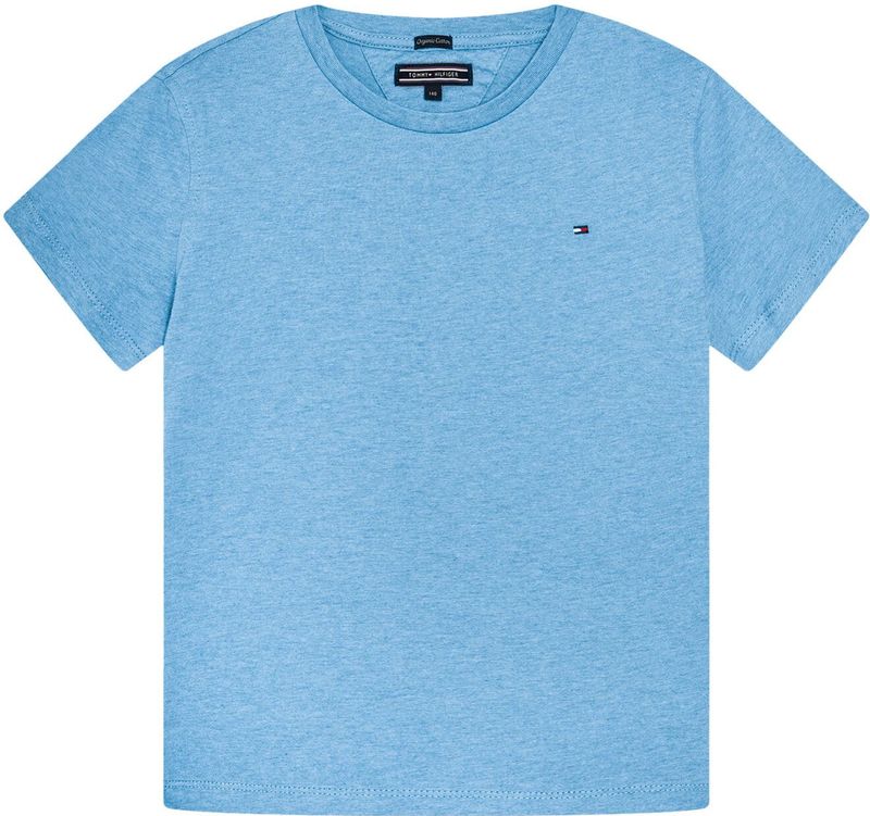 Tommy Hilfiger - Basic T-shirt - Donkerblauw - Biologisch Katoen