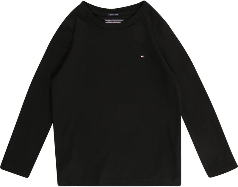 Tommy Hilfiger Longsleeve van Biologisch Katoen Zwart