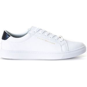 Tommy Hilfiger Metallic Back Lace-up Trainers Wit EU 41 Vrouw