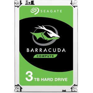 Seagate Barracuda ST3000DM007 interne harde schijf 3 TB 5400 RPM 256 MB 3.5" SATA III