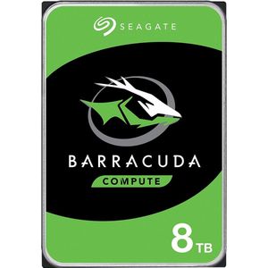 Seagate Barracuda ST8000DM004 - Vaste schijf - 8 TB - intern - 3.5 - SATA 6Gb/s -buffer: 256 MB