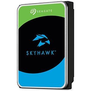 Seagate SkyHawk, 12 TB, interne harde schijf voor bewaking - 3,5 inch SATA 6 Gb/s 256 MB cache voor DVR NVR-beveiligingscamerasysteem en driejarige reddingsdiensten (ST12000VX0008)