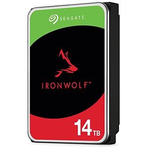 Seagate ST14000VE0008 SkyHawk AI Surveillance Interne Harde Schijf voor Video-Opnames met Maximaal 64 Camera's, 14 TB