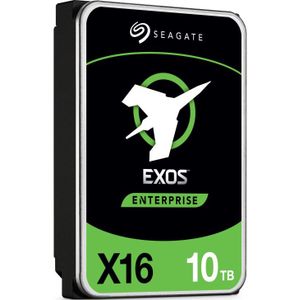Seagate Exos X16, 10 TB, Interne Harde Schijf, SATA, 3,5"", voor Grote Bedrijven en Datacenters (ST10000NM001G)
