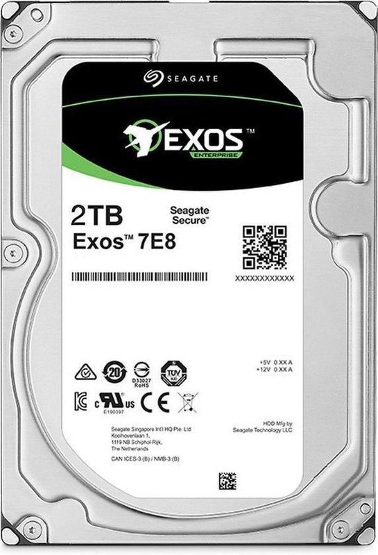 Seagate Enterprise ST2000NM000A interne harde schijf 2 TB 7200 RPM 256 MB 3.5" SATA