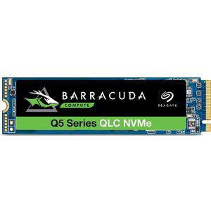 Seagate BarraCuda Q5, 500 GB, Interne SSD, M.2 NVMe PCIe Gen3 ×4, 3D QLC, voor PC & laptop (ZP500CV3A001)