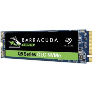 Seagate BarraCuda® Q5 SSD 2 TB NVMe/PCIe M.2 SSD 2280 harde schijf PCIe NVMe 3.0 x4 Retail ZP2000CV3A001